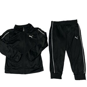 PUMA  Baby 2-Piece Tacksuit in Black, Size 3T